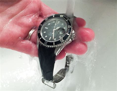 rolex shampoo and watch washing